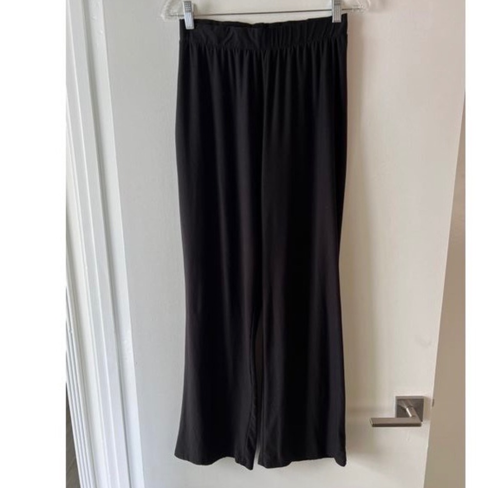 New Directions Studio Black Pull-On Wide-Leg Casual Lounge Pants M